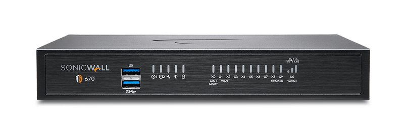 SonicWall TZ670 Next-Generation Firewall – Appliance Only (02-SSC-2837)