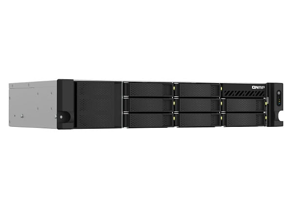 QNAP TS-873AEU-RP-4G Short-Depth 2U SAN/NAS Storage System – AMD Ryzen, Dual 2.5GbE, PCIe Expandable, Redundant PSU