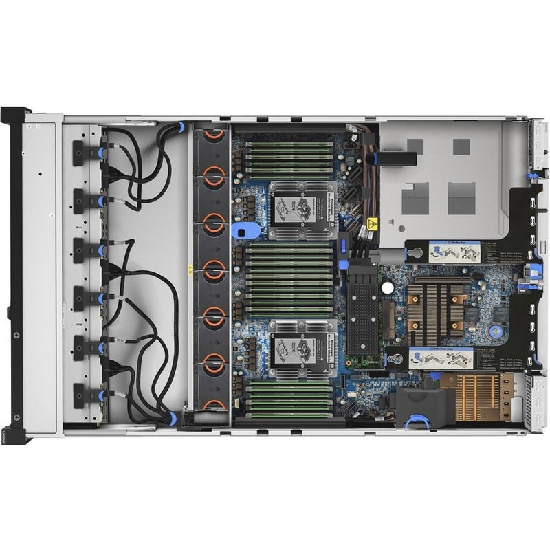 Lenovo ThinkSystem SR650 7X06A0PNNA 2U Rack Server - 2 x Xeon Silver 4214 2.20 GHz - 192 GB RAM - 6.50 TB SSD - 12Gb/s SAS