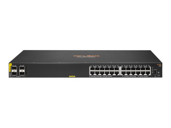 HPE Aruba Networking CX 6100 24G Class4 PoE+ 4SFP+ 370W Switch (JL677A#ACC)