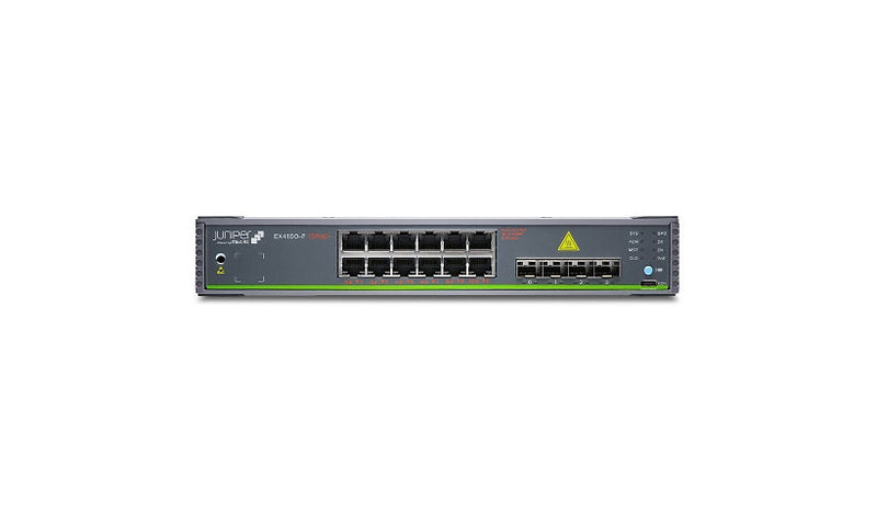 Juniper EX4100-F-12P 12-Port PoE+ Compact Fanless Ethernet Switch