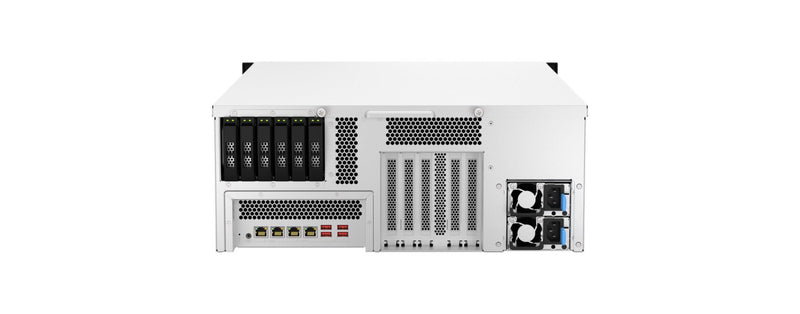 QNAP TS-h3087XU-RP-E2378-64G 30-Bay 4U Hybrid SAN/NAS Storage System