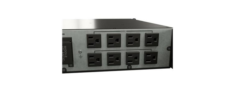 Middle Atlantic NEXSYS™ 2RU 1000VA 15A UPS Battery Backup Power System with Bank Outlet Control and RackLink® Remote Management – Model UPX-1000R-2