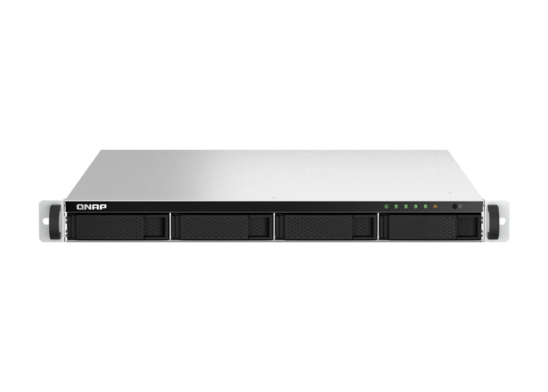 QNAP TS-464U-RP-8G 4-Bay Rackmount NAS with 2.5GbE, PCIe Expandability & Redundant Power