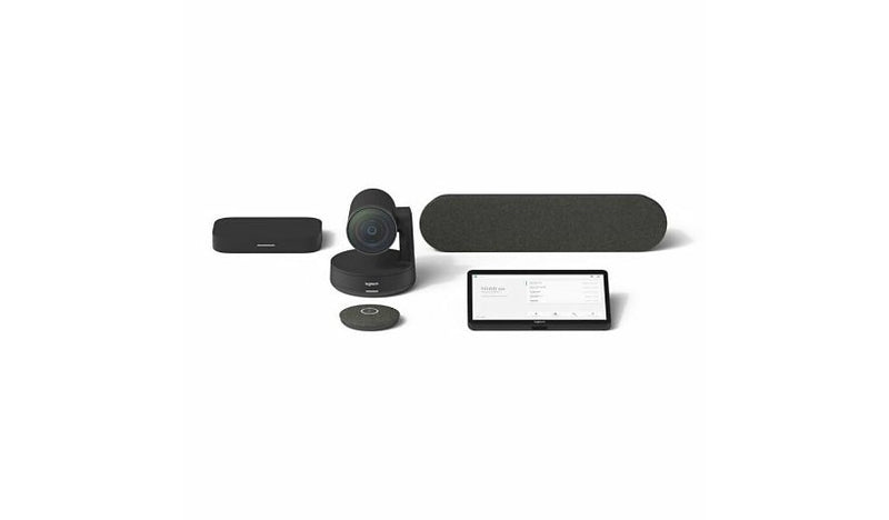 Logitech Medium Room Solution with Rally System and Tap for Google Meet