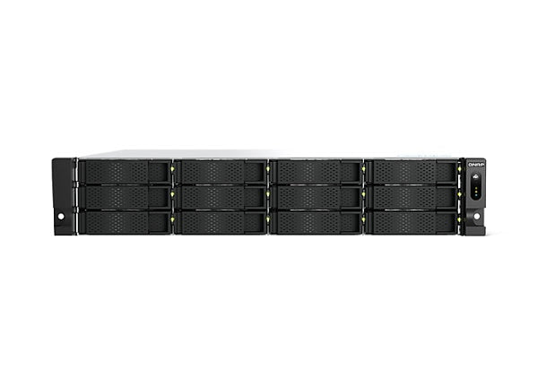 QNAP TS-H1277AXU-RP-R7-32G-US 12-Bay Rackmount NAS – AMD Ryzen 7, 32GB DDR5, 2.5GbE & 10GbE, PCIe Gen4/Gen5, Redundant PSU
