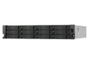 QNAP TS-H1277AXU-RP-R5-16G-US 12-Bay 2U Rackmount NAS, AMD Ryzen 5 7000, 16GB DDR5, Dual 2.5GbE & 10GbE