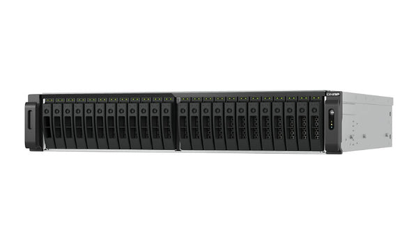 QNAP TS-H3077AFU-R7-64G-US 30-Bay All-Flash NAS, AMD Ryzen 7, 64GB DDR5, 2U Rackmount