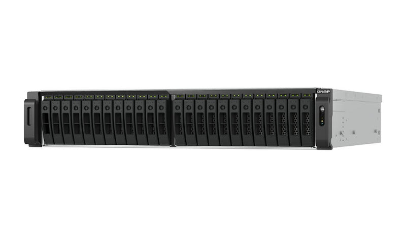 QNAP TS-H3077AFU-R7-64G-US 30-Bay All-Flash NAS, AMD Ryzen 7, 64GB DDR5, 2U Rackmount