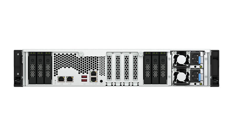 QNAP TS-H3077AFU-R7-64G-US 30-Bay All-Flash NAS, AMD Ryzen 7, 64GB DDR5, 2U Rackmount