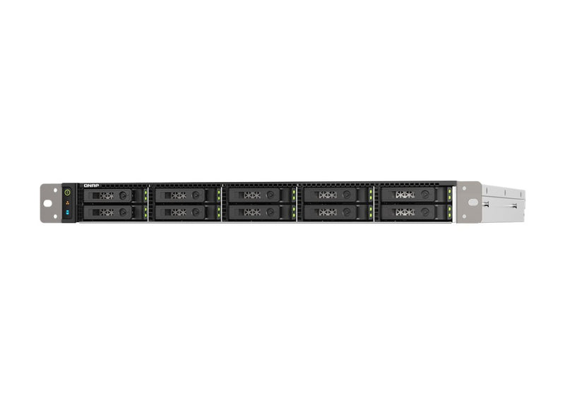 QNAP TS-H1090FU-7232P-64G 1U All-Flash SAN/NAS Storage System – 10-Bay U.2 NVMe PCIe Gen 4 | AMD EPYC 7232P | 64GB DDR4 ECC | QuTS hero ZFS