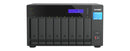 QNAP TVS-H874T-I7-32G-US 8-Bay Thunderbolt 4 ZFS NAS with 12-Core Intel CPU & 32GB RAM – US