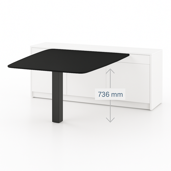 Salamander Designs Unifi Meeting Table TP4860A/S/BK – Siena Black Finish