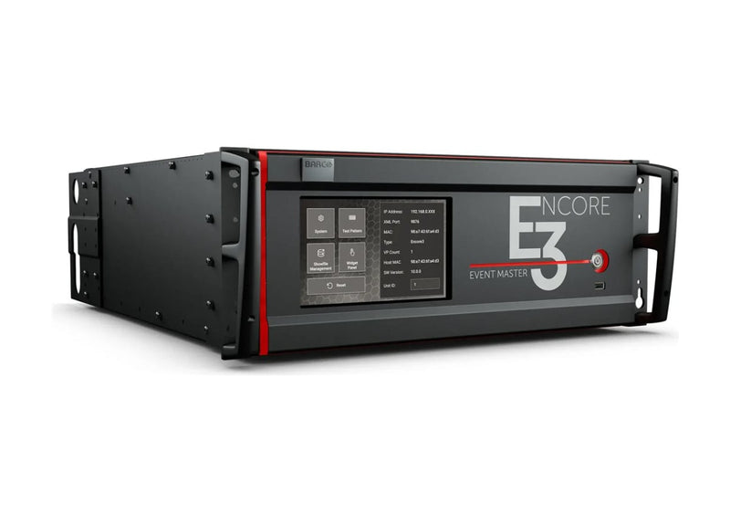 Barco R9011361BF Encore3 Empty Chassis – No In/Output Cards, US/EU Cord Included