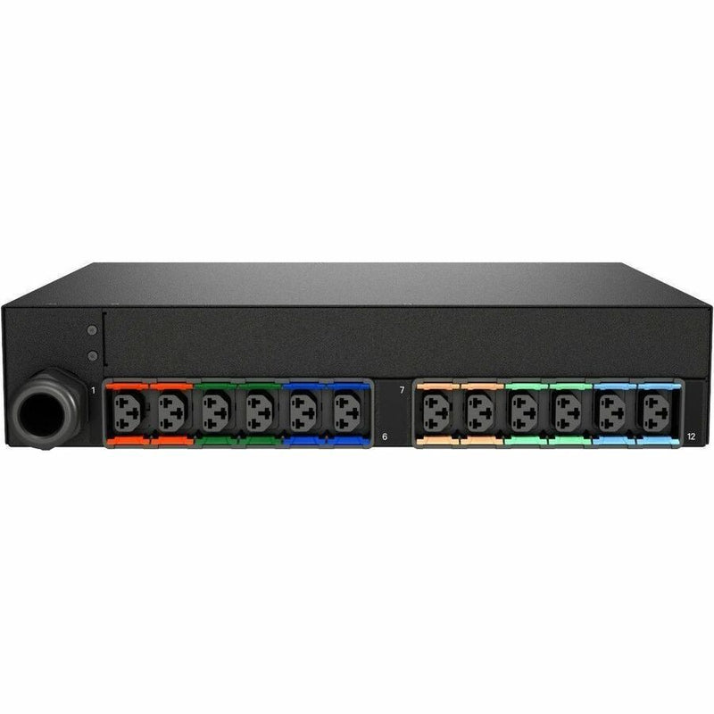 Vertiv Geist rPDU MNR3EDR6-12CF18-5CS15A0H10-S | 12-Outlets | Monitored | 3P+E CA | 14.4kW | Horizontal | TAA Compliant