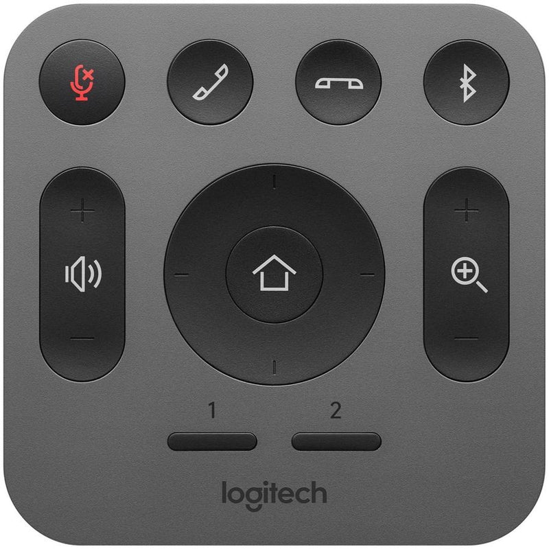 Logitech® MeetUp ConferenceCam with Expansion Mic – 4K Ultra HD Video & Audio Conferencing System for Small Rooms