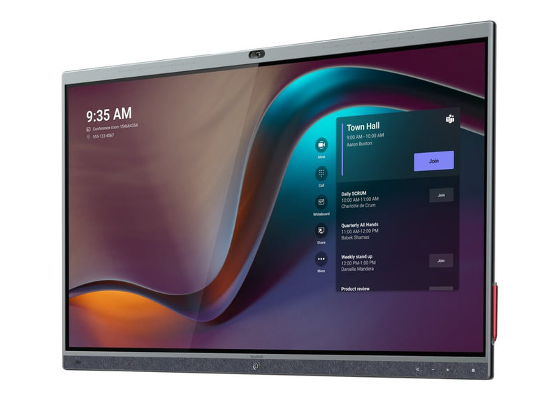 Yealink MeetingBoard 65 Pro – 65" 4K UHD Interactive LED Display with Camera & Microphone Array