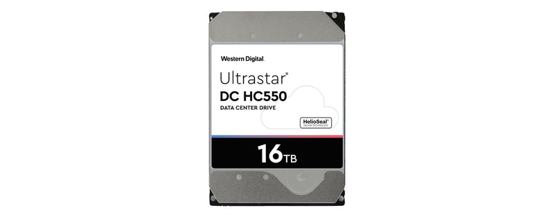 WD Ultrastar DC HC550 16TB Hard Drive - 3.5" Internal - SAS (12Gb/s SAS) - 512e, 7200 RPM, 512MB Cache - 20-Pack