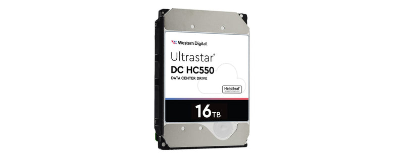WD Ultrastar DC HC550 16TB Hard Drive - 3.5" Internal - SAS (12Gb/s SAS) - 512e, 7200 RPM, 512MB Cache - 20-Pack