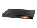 Edgecore AS4610-30P 24-Port Gigabit PoE+ Managed Switch with 4 x 10G SFP+ Uplinks – Rack-Mountable