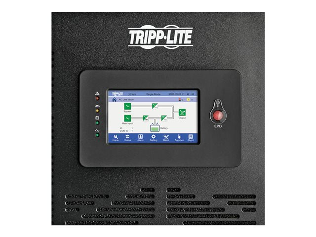 Eaton Tripp Lite SmartOnline 20kVA/kW 3-Phase Double-Conversion UPS (S3M20K-NIB) – Unity PF, No Internal Batteries, External Battery Required