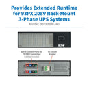 Eaton 93PX Extended Battery Module 240V Rackmount 3U for 93PX UPS Runtime Expansion (93PXEBM240)