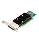 Broadcom 9600W-16e Tri-Mode PCIe Gen4 x16 eHBA, 16 External Ports, 24G SAS/SATA/NVMe – Low-Profile & Full-Height Brackets (05-50108-00)