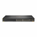HPE Aruba Networking CX 6300F 24-Port 1GbE PoE+ and 4-Port SFP56 Managed L3 Switch (JL666A
