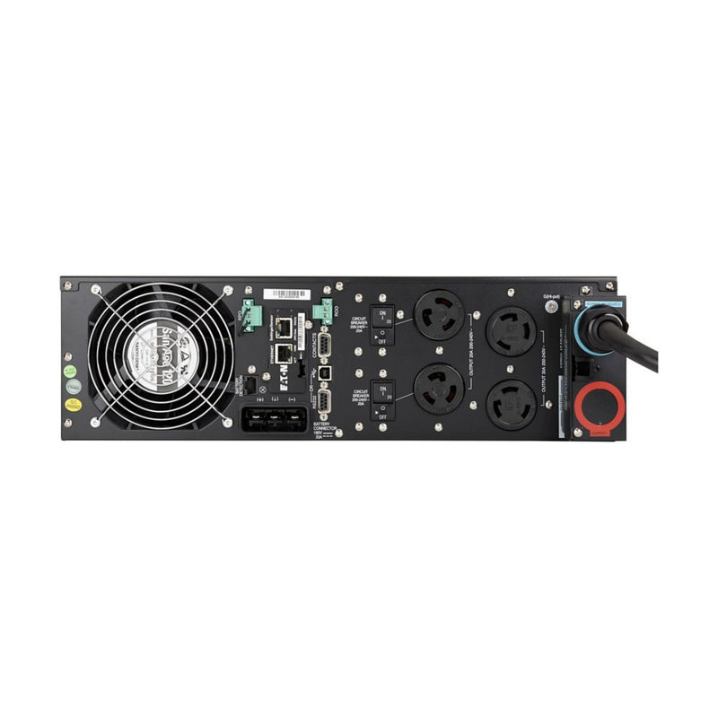 Eaton 9PX3K3UN 3U Rack/Tower UPS, 3000VA/3000W, L6-30P Input, (2) L6-20R & (2) L6-30R Outputs, 208V, Network Card Included