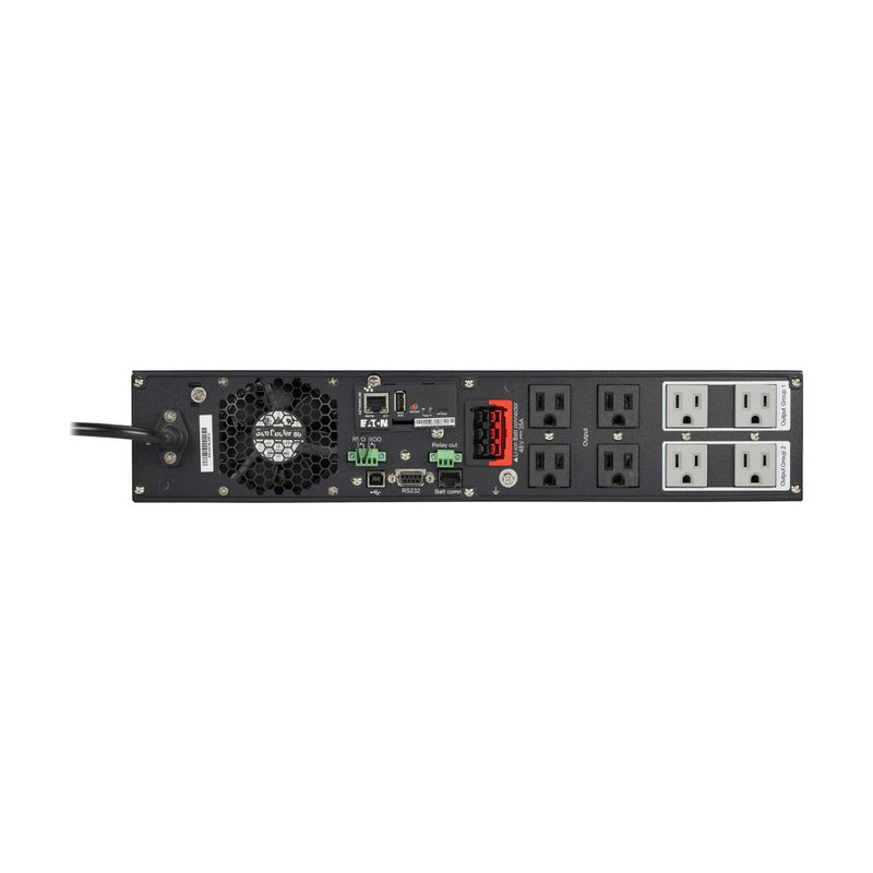 Eaton 9PX1500RTN-L Lithium-ion UPS, 2U, 1500VA/1350W, 120V, Network Card Included