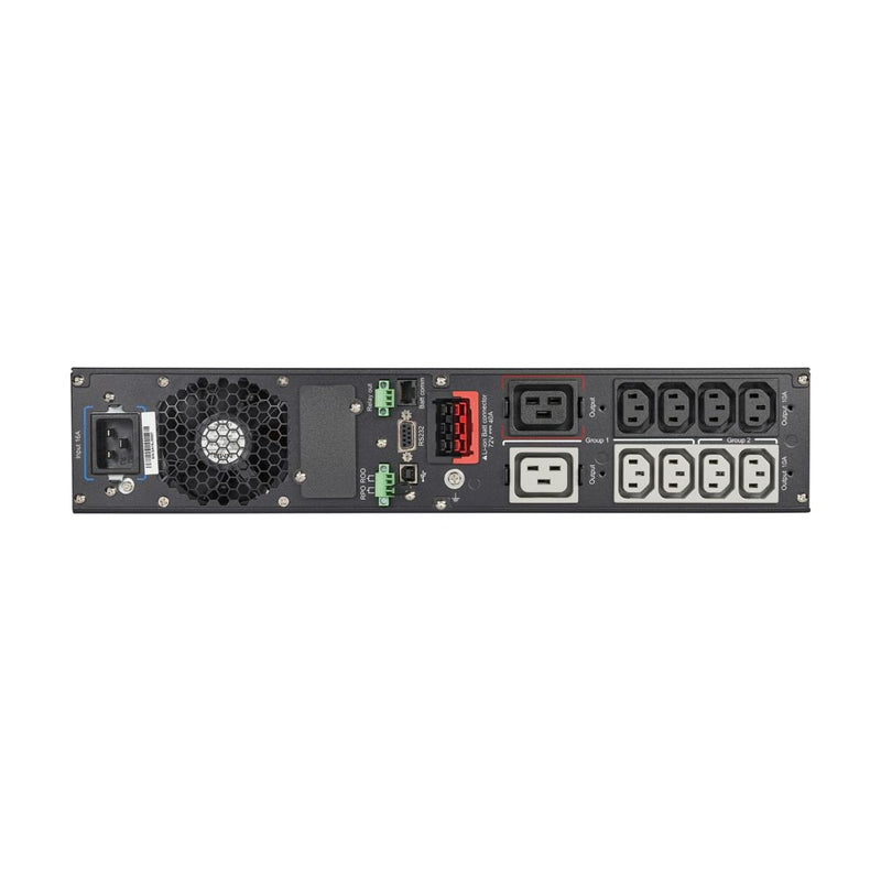 Eaton 9PX3000GRT-L 3000VA 2700W Lithium-Ion UPS, 2U Rack/Tower, L6-20P Input, (8) C13 & (2) C19 Outputs, 200–240V