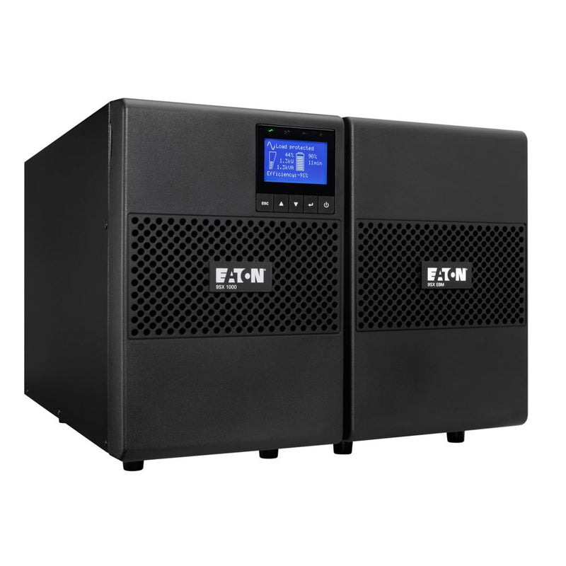 Eaton 9SX1000 Online Double-Conversion UPS, 1000VA/900W, Tower, 120V