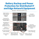 Eaton 9PX3K3UNP1G2 9PX G2 3000VA 3000W Online Double-Conversion UPS (208/120V, L6-30P, 6U Rack/Tower)