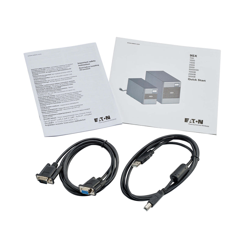 Eaton 9SX 3000VA 2700W 120V Online Double-Conversion UPS – Tower, 4x 5-20R, 1x L5-30R, Extended Run Support