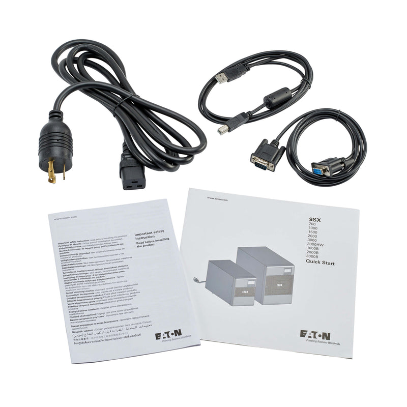 Eaton 9SX 3000VA 2700W 208V Online Double-Conversion UPS – 2 NEMA 6-20R, 1 L6-30R, 2 L6-20R Outlets, Network Card Option, Tower, Extended Run