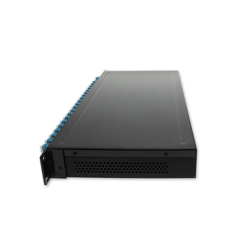 AddOn 40 Channel High Performance DWDM MUX/DEMUX (Duplex, Channels 21–60, 1U Rack Mount, Monitor Port, LC/UPC, Rugged, Industrial Temperature)
