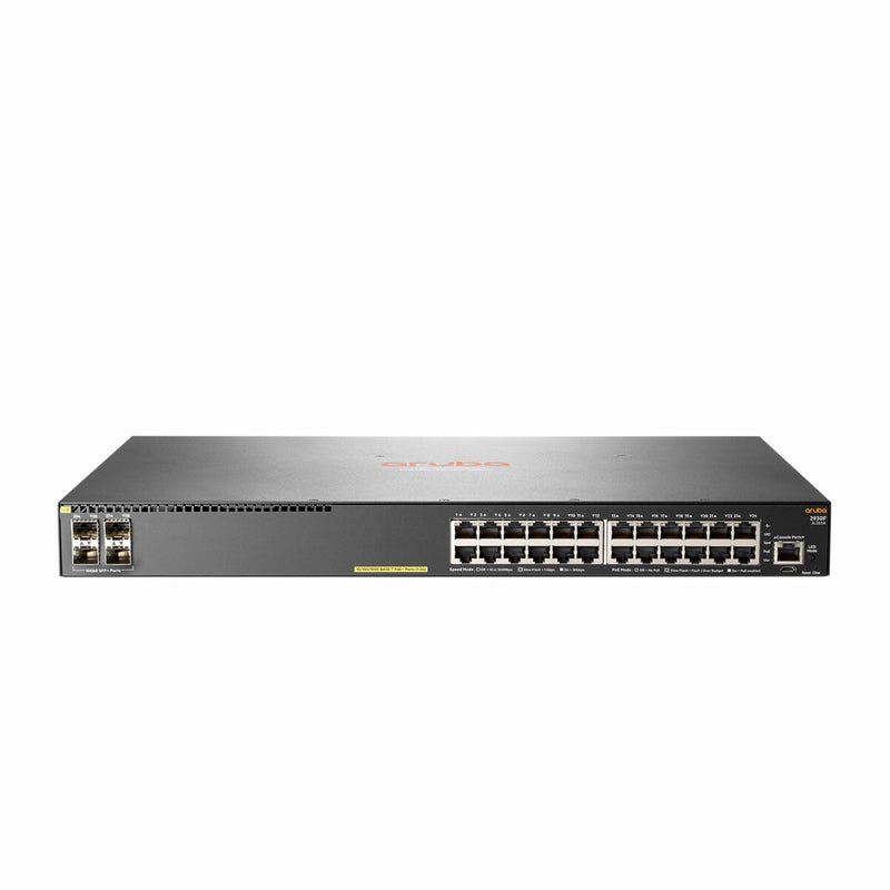 HPE Aruba Networking 2930F 24G PoE+ 4SFP+ TAA-Compliant Switch (JL263A