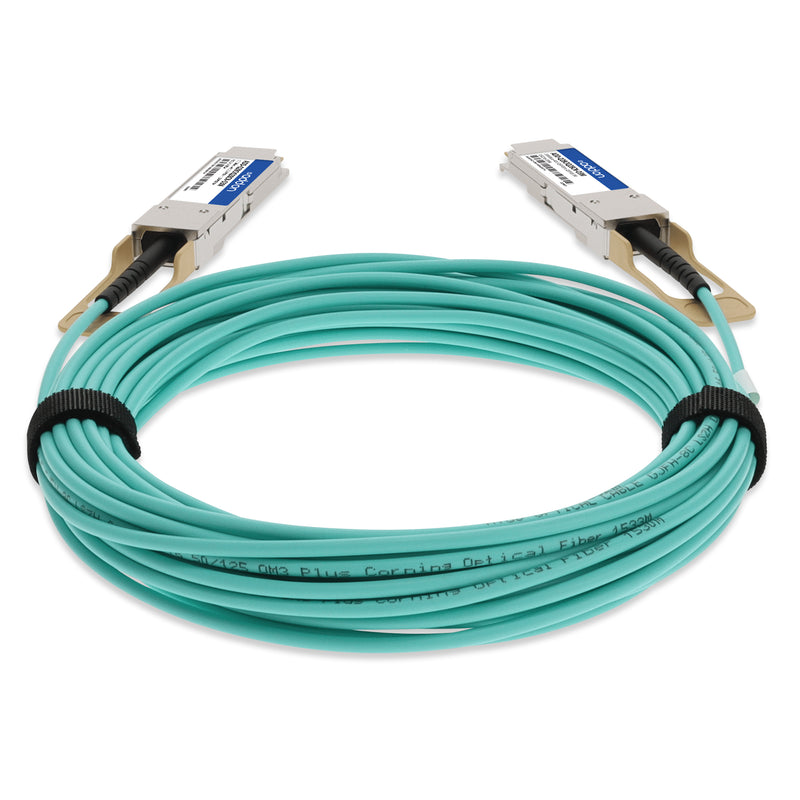 AddOn Cisco® QSFP-100G-AOC3M to Ciena® Compatible TAA 100GBase-AOC QSFP28 Active Optical Cable (3m, MMF, 850nm)