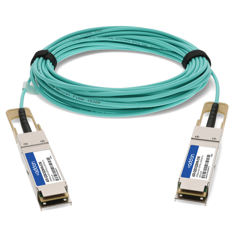 AddOn Cisco® QSFP-100G-AOC7M to HP® 845410-B21 Compatible TAA 100GBase-AOC QSFP28 Active Optical Cable (850nm, MMF, 7m)