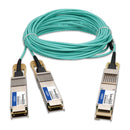 AddOn Cisco® QDD-400-AOC3M to Mellanox® MFS1S00-H003E Compatible TAA 400GBase-AOC QSFP-DD to 2xQSFP56 Active Optical Cable (850nm, MMF, 3m)