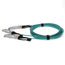 AddOn Arista Networks® to Mellanox® Compatible TAA 200G QSFP56 to 2xQSFP56 Active Optical Cable (850nm, MMF, 5m, LSZH)