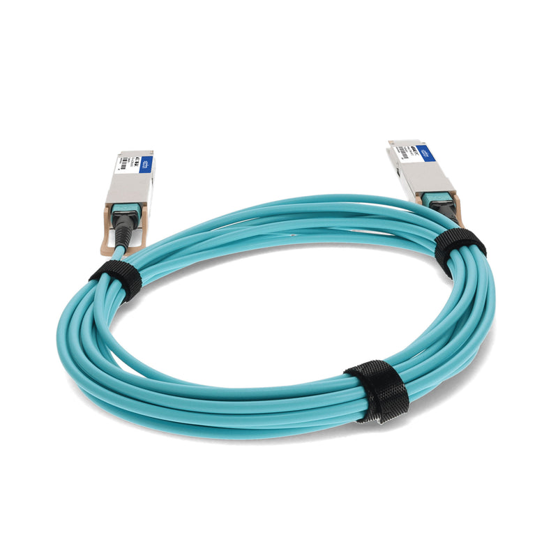 AddOn Arista Networks® AOC-D-D-400G-1M Compatible TAA 400GBase-AOC QSFP-DD to QSFP-DD Active Optical Cable (850nm, MMF, 1m)