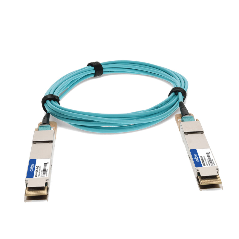 AddOn Arista Networks® AOC-D-D-400G-1M Compatible TAA 400GBase-AOC QSFP-DD to QSFP-DD Active Optical Cable (850nm, MMF, 1m)
