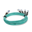 AddOn Arista Networks® AOC-Q-4S-100G-5M Compatible TAA 100GBase-AOC QSFP28 to 4xSFP28 Active Optical Cable (850nm, MMF, 5m)