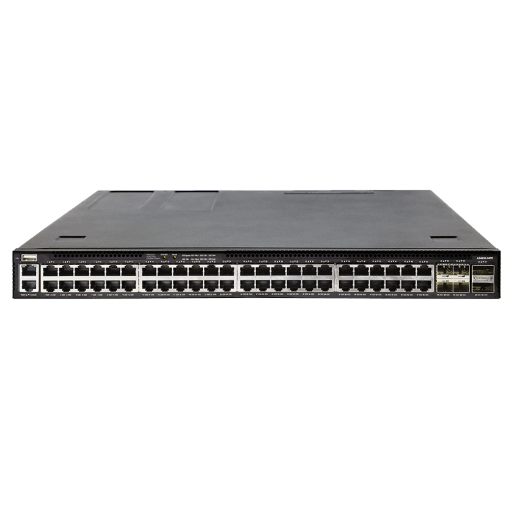 Edgecore AS4630-54PE Open Network PoE Switch (48x 1GBASE-T, 4x 25G SFP28, 2x 100G QSFP28, Dual AC, Port-to-Power Airflow)