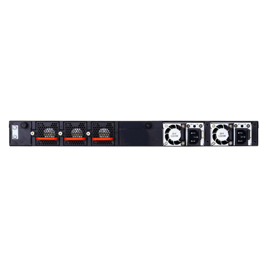 Edgecore AS4630-54PE Open Network PoE Switch (48x 1GBASE-T, 4x 25G SFP28, 2x 100G QSFP28, Dual AC, Port-to-Power Airflow)