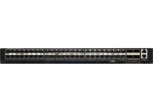 Edgecore AS5712-54X 48-Port 10GbE SFP+ Data Center Switch – Dual 48V DC PSUs, Port-to-Power Airflow