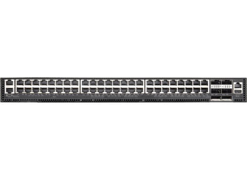 Edgecore AS5835-54T-O-AC-B – 48-Port 10GBASE-T Data Center Switch with 6×100G QSFP28 Uplinks and Dual AC Power Supplies (Power-to-Port Airflow, US)