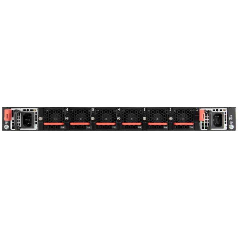 Edgecore AS5912-54X (AGR100) – 48-Port 10G SFP+ with 6x100G QSFP28 Uplinks, Dual -48V DC PSUs, Port-to-Power Airflow