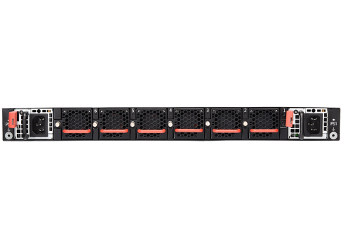 Edgecore AS7712-32X-O-12V-B 32-Port 100GbE QSFP28 Open Network Switch, 12V DC Power Input, Back-to-Front Airflow